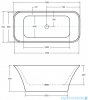 Besco Assos 160x70cm wanna wolnostojąca #WMD-160-A